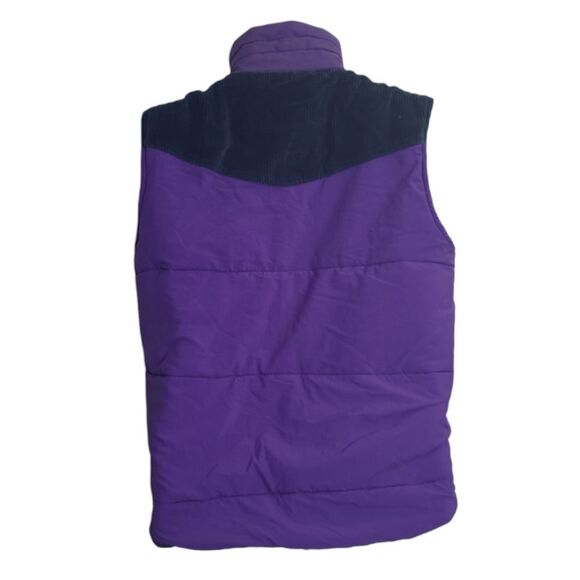 AVIATOR NATION corduroy reversible snap button vest RARE M - Picture 5 of 14